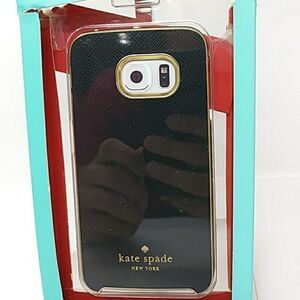 Kate Spade Galaxy S6 Edge Saffiano Wrap Case (K)